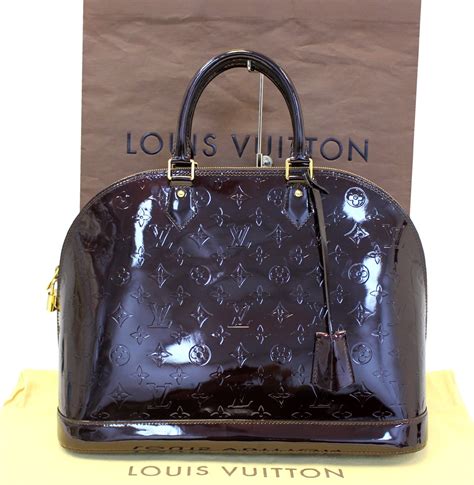 louis vuitton amarante vernis alma|Louis Vuitton Alma gm monogram.